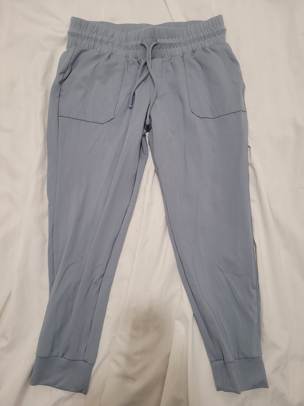 Women's Drawstring Jogger Sweatpants in Light Blue
